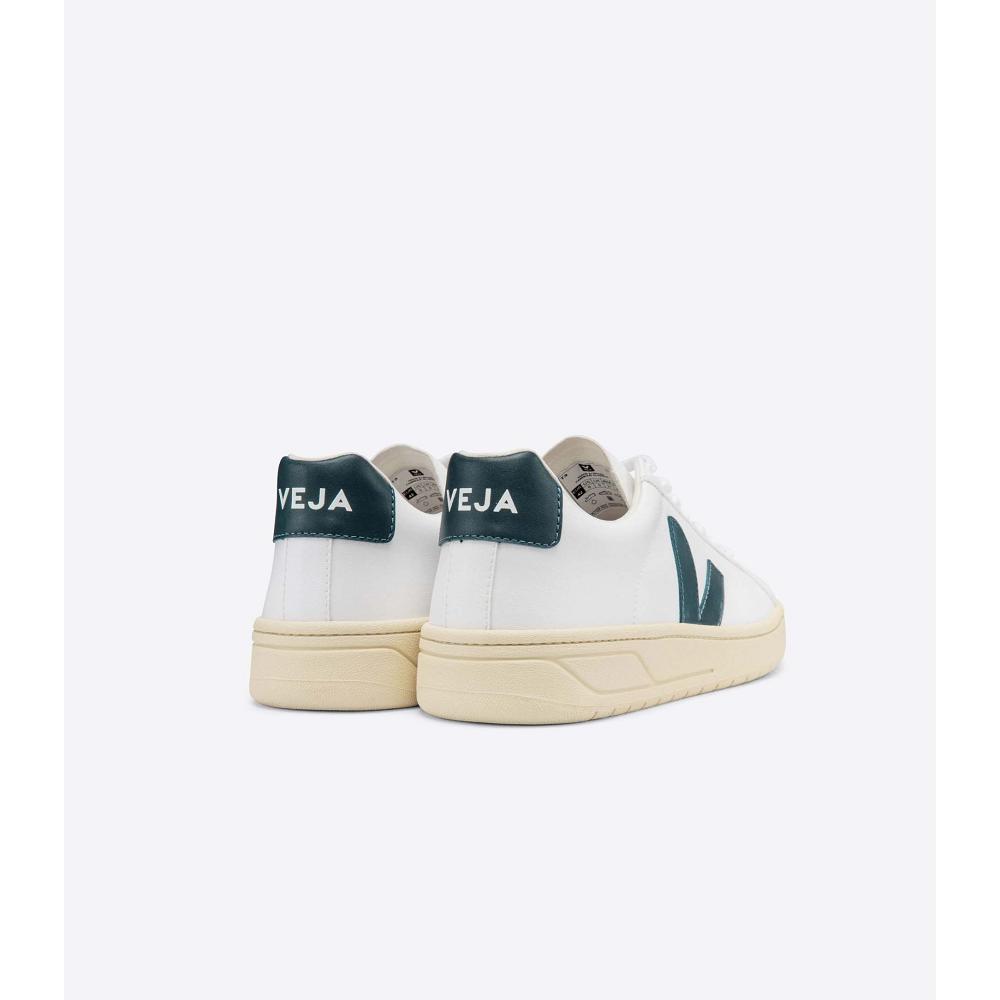 Men's Veja URCA CWL Sneakers White/Green | SG 316OKI